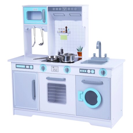 Cocina Infantil de Madera 7258 Grande Xxl con Accesorios 001