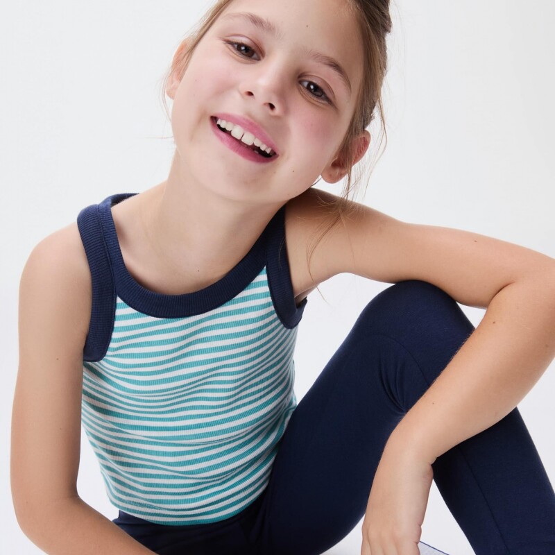 CALCA LEGGING FEM AZUL ESCURO
