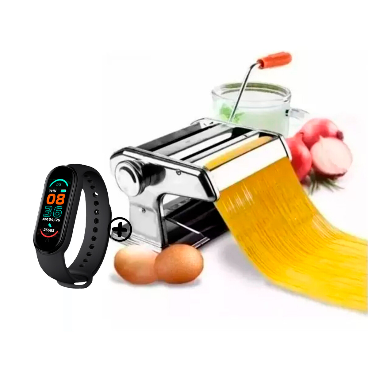 Máquina Para Hacer Pasta Casera + Smartwatch 
