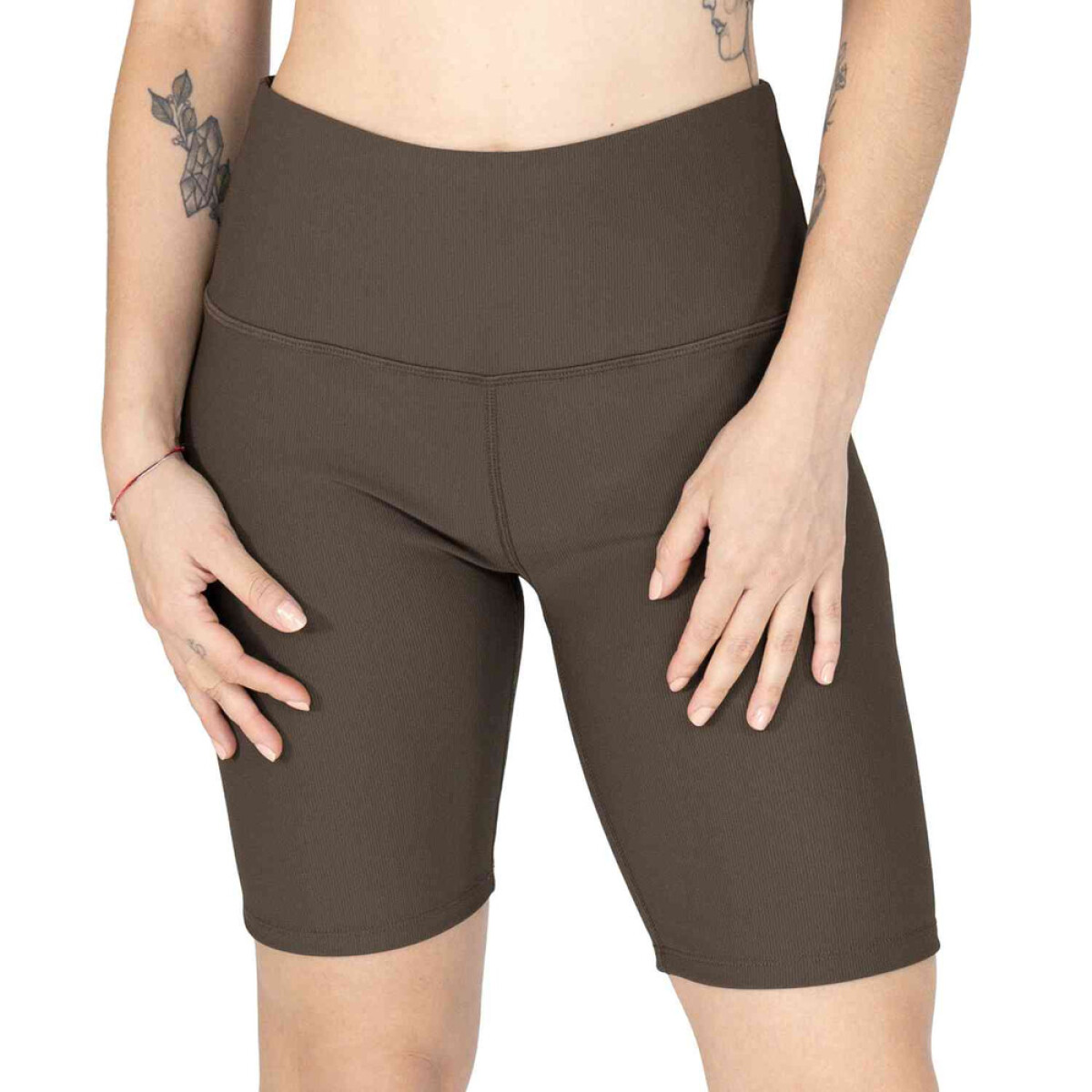 BIKER SHORT FEM POLY/SPX EVERLAST COFFEE BR W6 S - BR 