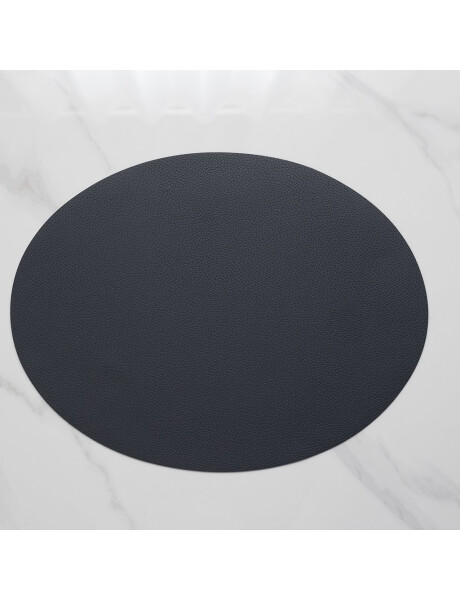 INDIVIDUAL PVC SIMIL CUERO OVAL AZUL 43X33CMS INDIVIDUAL PVC SIMIL CUERO OVAL AZUL 43X33CMS