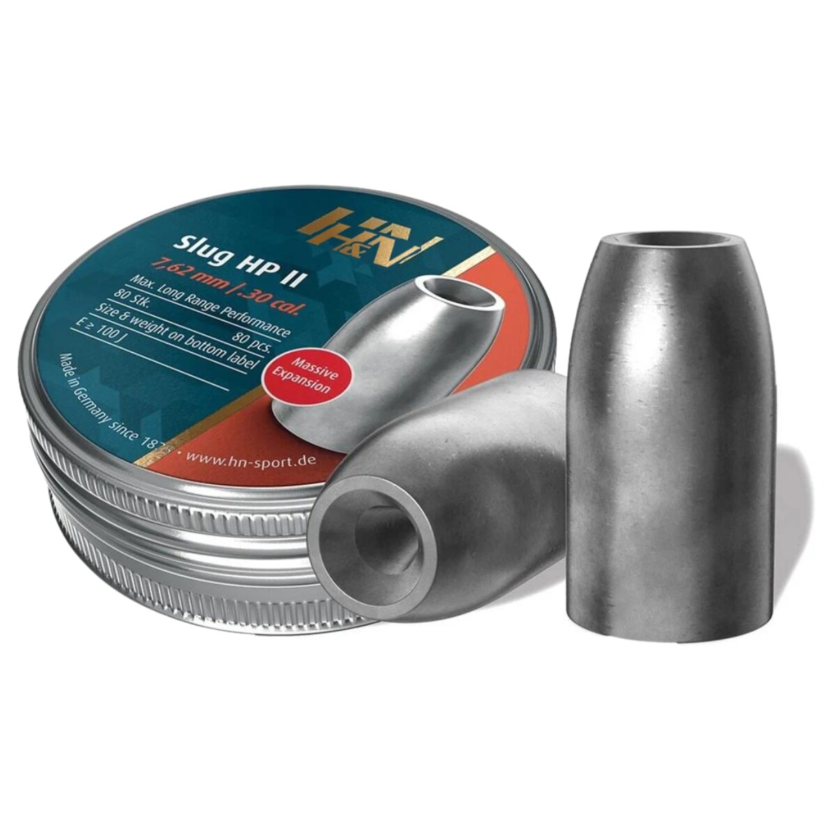 Balin Slug HP ll 7.62mm 80un 50gr 