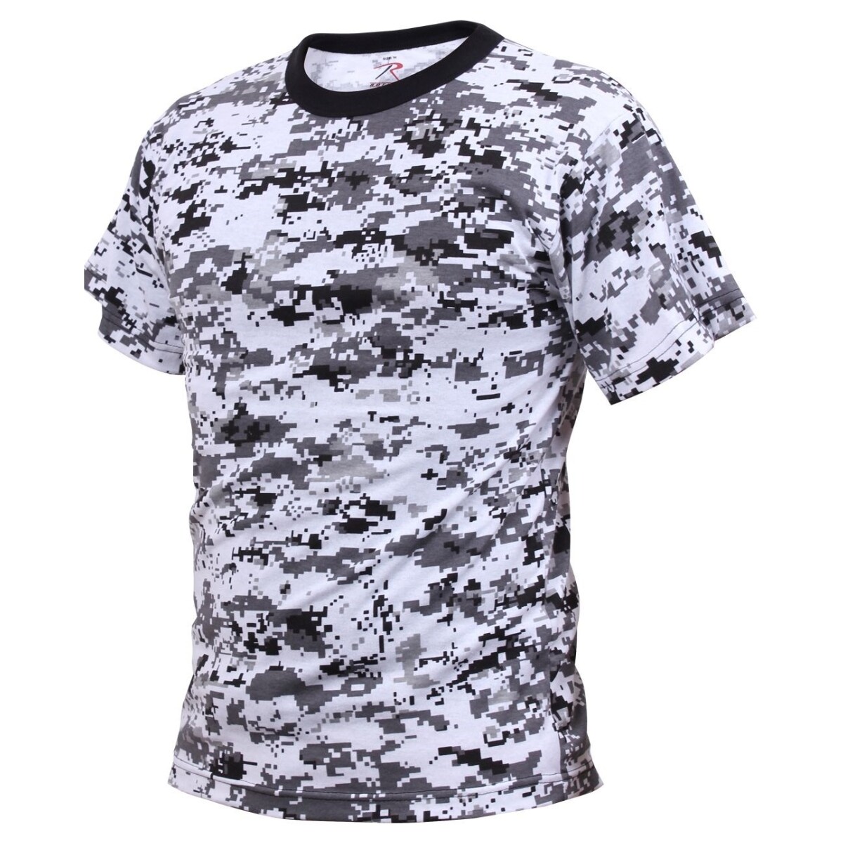 Remera camuflada en algodón - Digital City Camo 