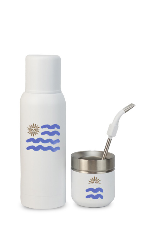 KIT MATERO ENERGY URUGUAY BLANCO