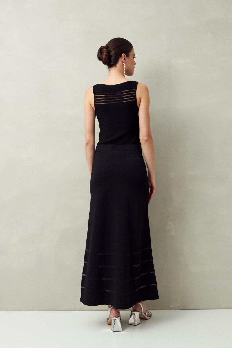 FALDA ORIA Negro