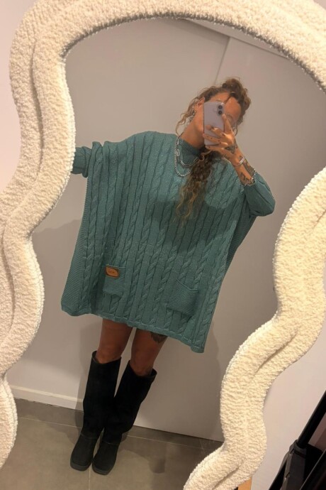 Sweater Oceano Verde Lurex