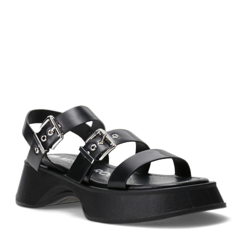 Sandalias de Mujer Miss Carol Sandalia BITOLA con hebillas Negro