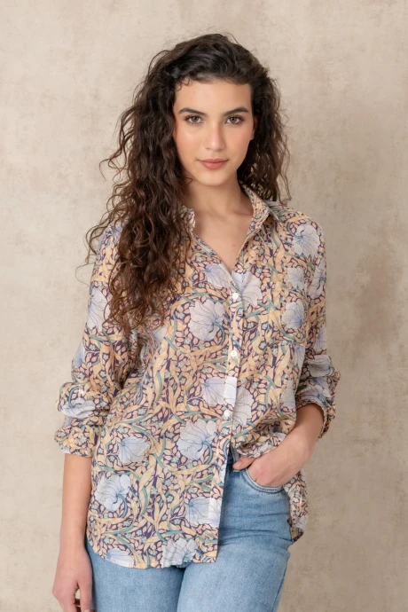 Camisa estampada Tulip Amarillo