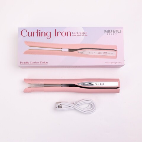 PLANCHA DE RIZOS PORTÁTIL INALÁMBRICA COLOR ROSA PLANCHA DE RIZOS PORTÁTIL INALÁMBRICA COLOR ROSA