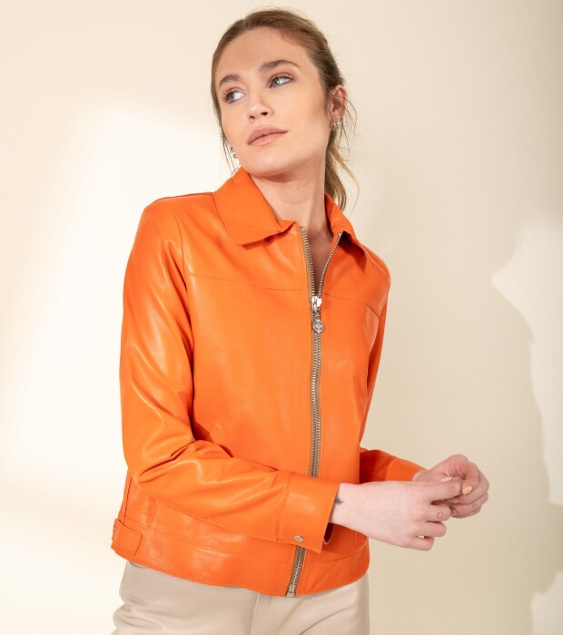 Campera Olivia Naranja