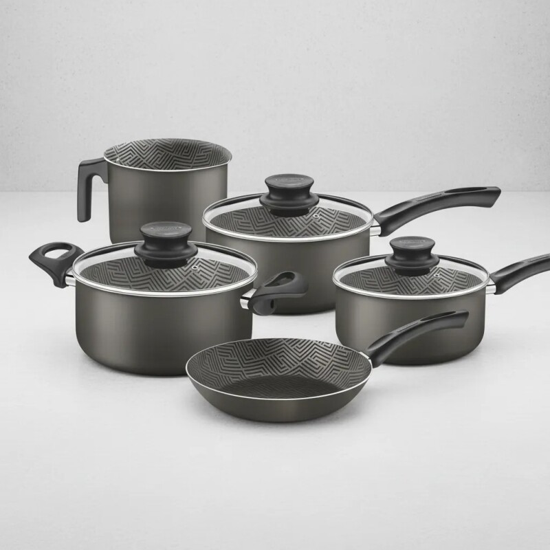 Batería De Cocina 5 piezas Antiadherente - 28599/601- Tramontina Batería De Cocina 5 piezas Antiadherente - 28599/601- Tramontina