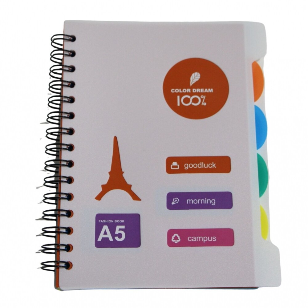 CUADERNO A5 22KPP TAMAÑO 15X21 COLOR NARANJA