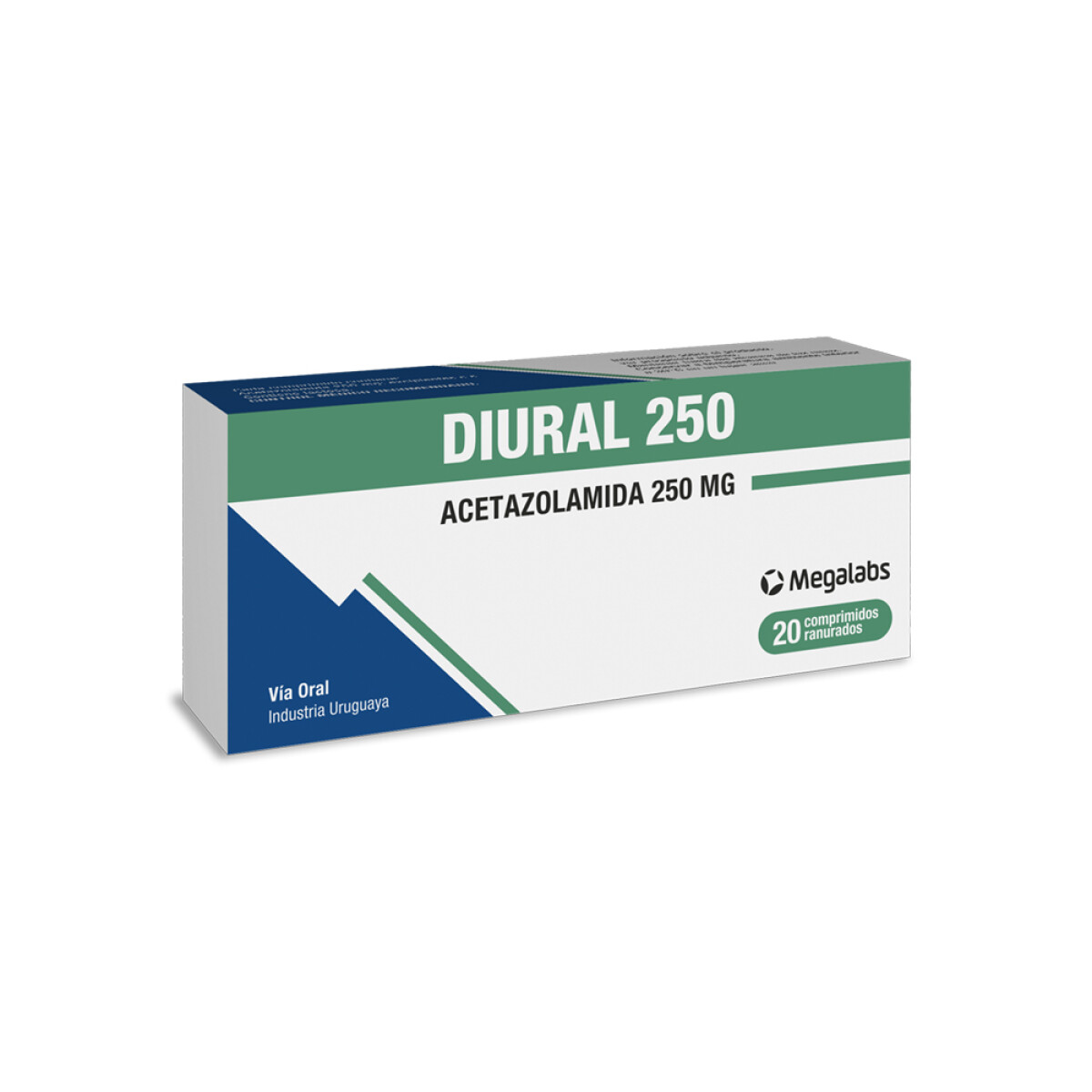 Diural 250 mg 20 Tabletas | Tratamiento Antihipertensivo