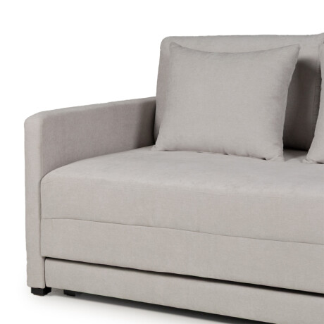 Sofá Cama Quito - 156 - Tela Microfibra TC1009 (Plata)