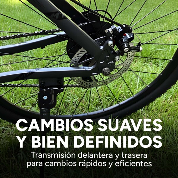 Bicicleta Crolan Montaña Rod 27.5 Freno Disco 21 Vel Shimano Gris 1