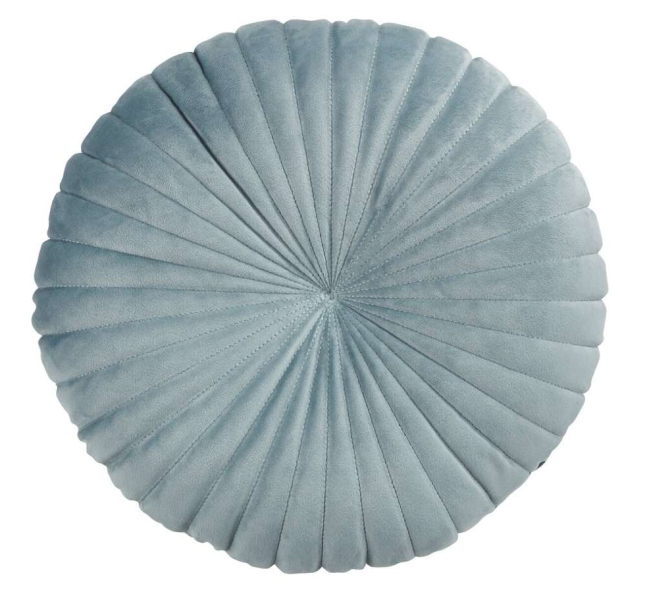 Almohadon Kugleask Ø40 - Terciopelo Celeste 