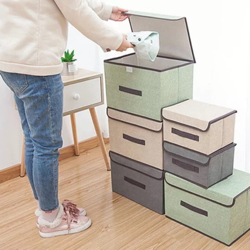 Organizador Caja Box Plegable Apilable X 2 Unidades Organizador Caja Box Plegable Apilable X 2 Unidades