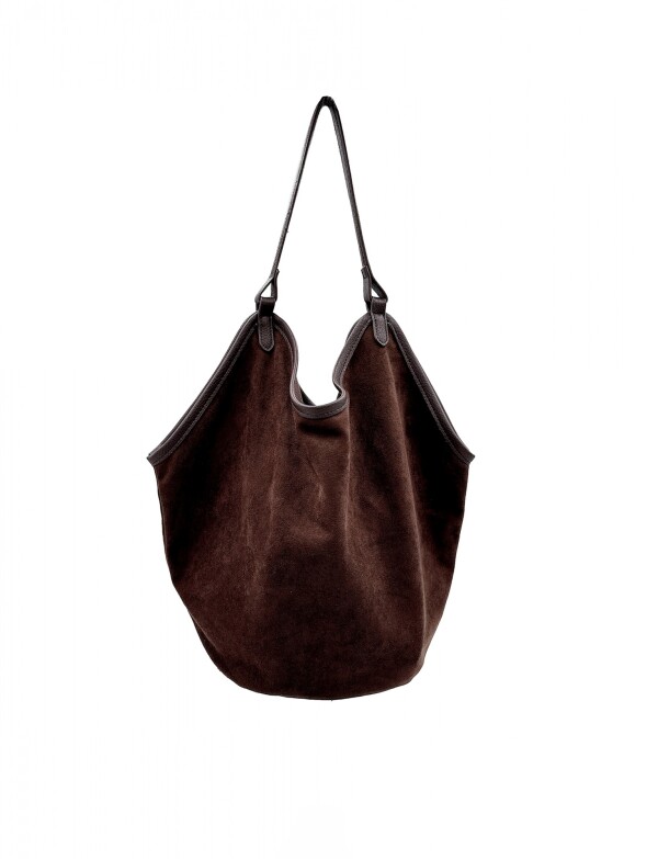 Cartera Hobo Suede MARRON