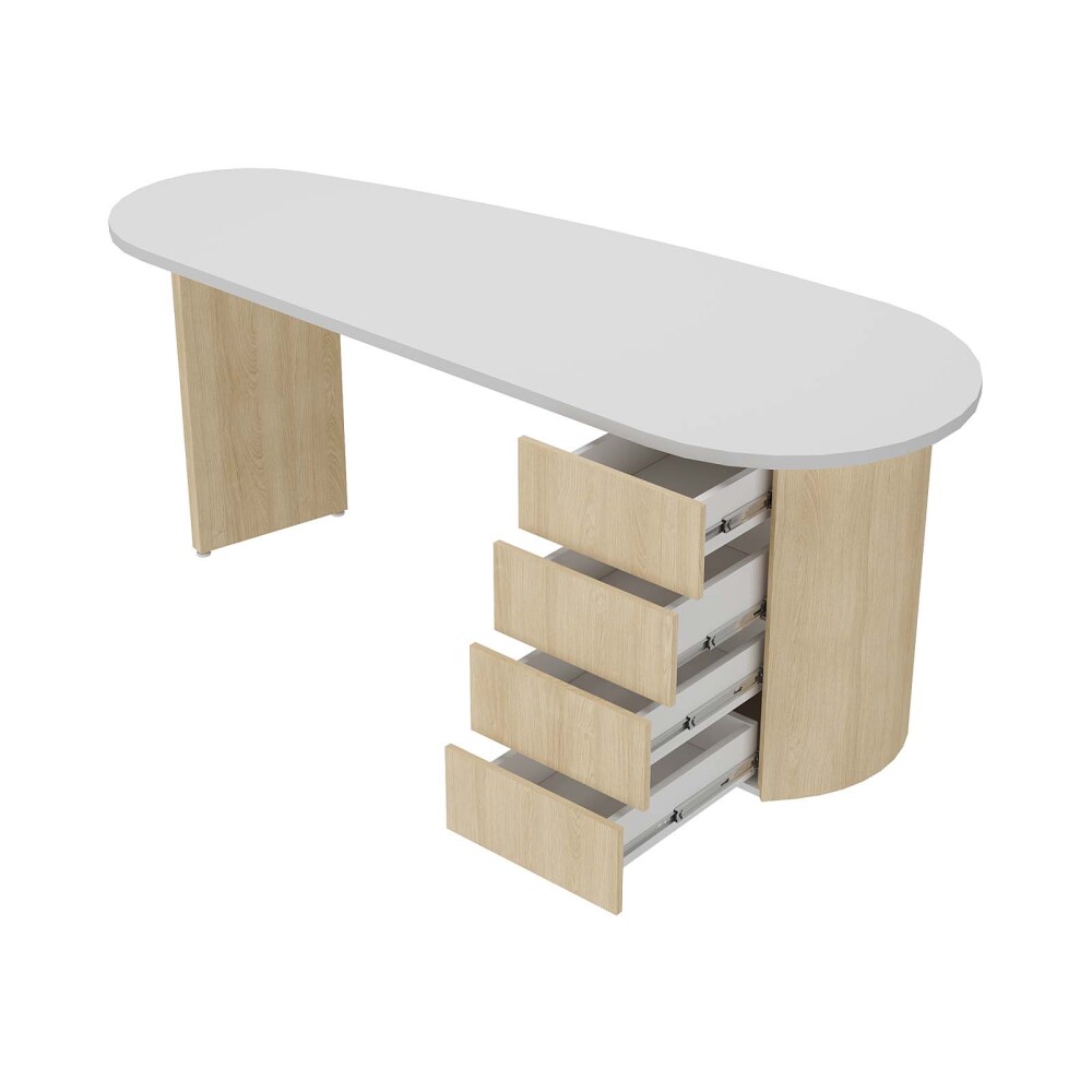 ESCRITORIO MDF-TAMBURATO MARRON MAELLE