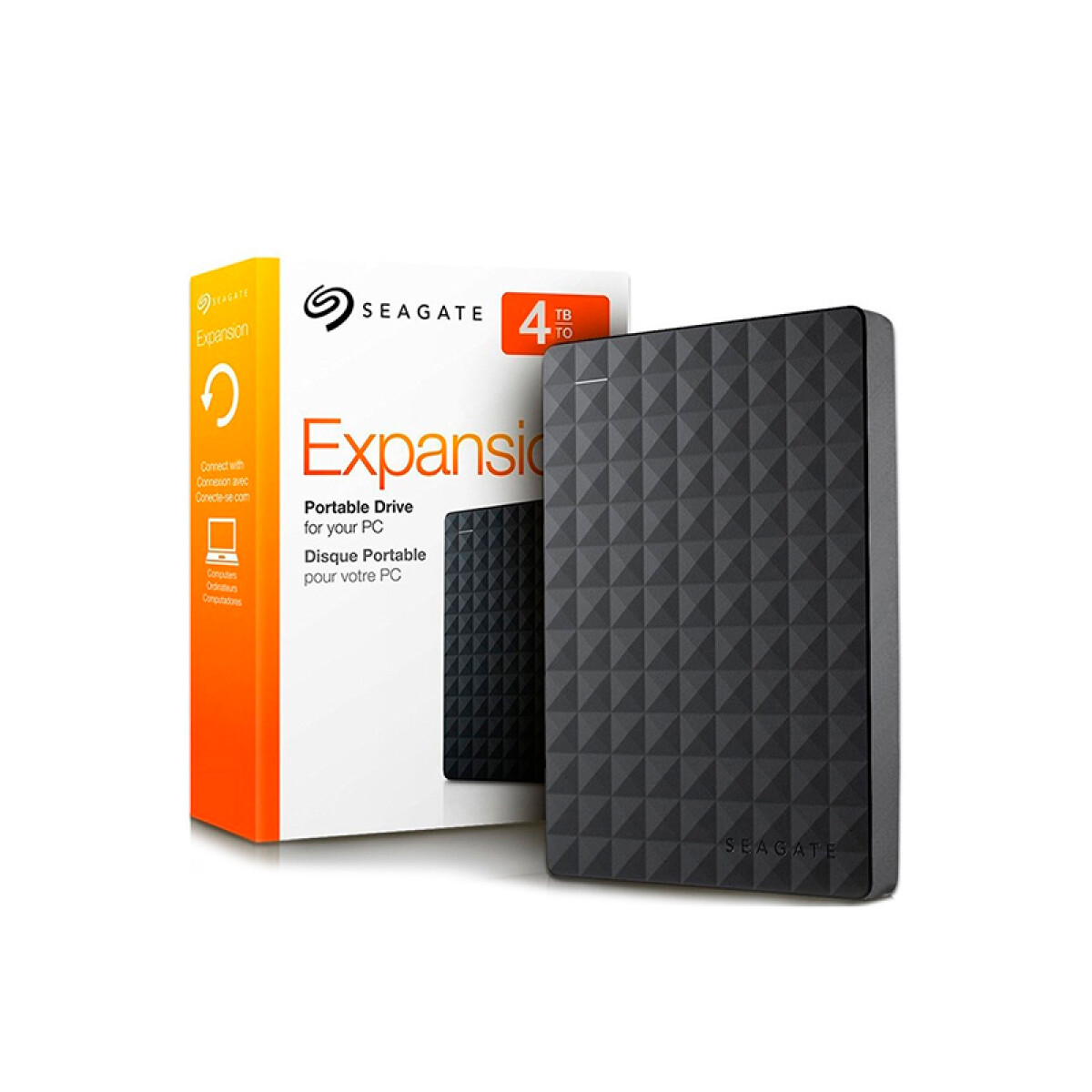 Disco Duro externo Seagate 4 TB con conexión usb 3.0 