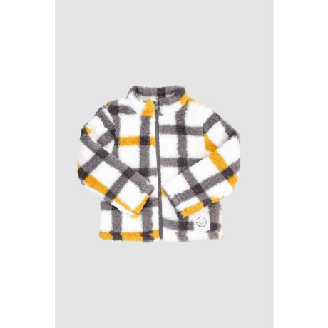 Campera infantil checks Marfil