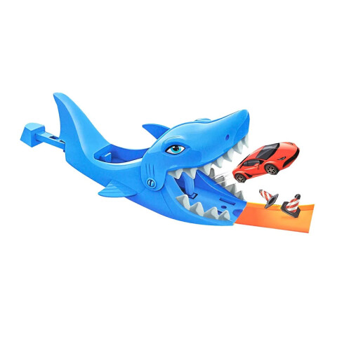 Pista Tiburón con Lanzador de Auto U