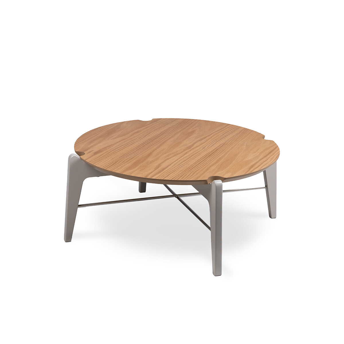 Mesa de centro Garden - 91 x 35 - Carvalho y Off White 