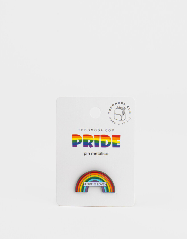 Eventos Varios Lúdico Pin Metálico De Arcoíris "pride" - Combinacion Multicolor