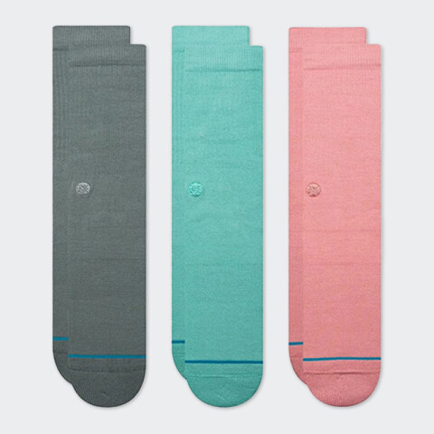 Medias Stance Icon 3 Pack Multicolor