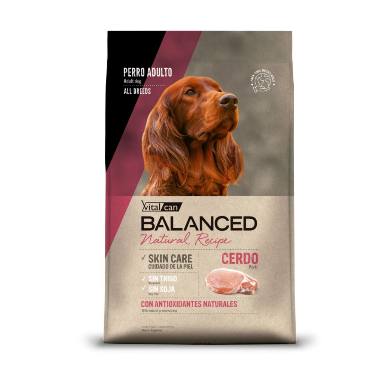 BALANCED NATURAL RECIPE CERDO 15KG - Balanced Natural Recipe Cerdo 15kg 