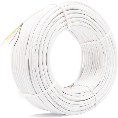 Cable Alarma 7 x 0,40mm Blanco 100% COBRE 100 Mts CONDUTTI Cable Alarma 7 X 0,40mm Blanco 100% Cobre 100 Mts Condutti