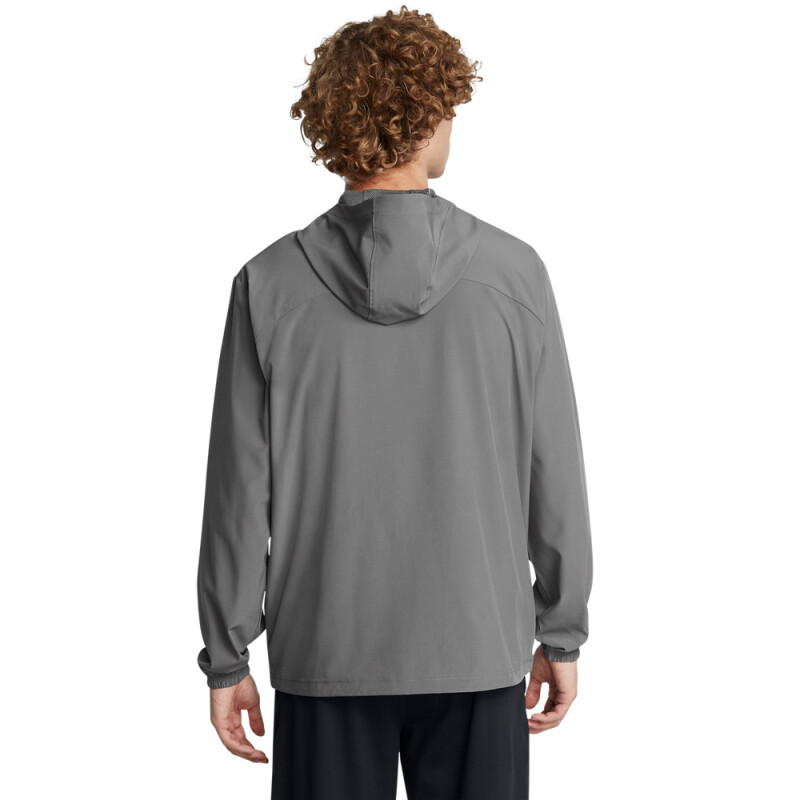 UA Vibe Woven Windbreaker-GRY GRY-025