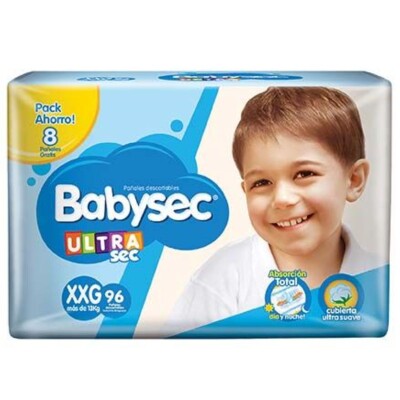Pañales Babysec Ultrasec XXG X96