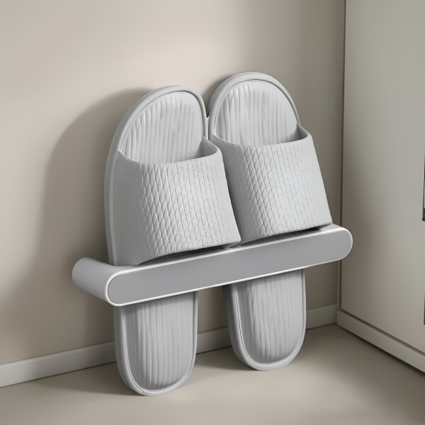 Barra Organizador Calzado Toallero Multifuncion Chico Variante Blanco Chico