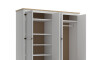 Ropero 4 puertas 2 Cajones Madera - Linea mexicana Blanco