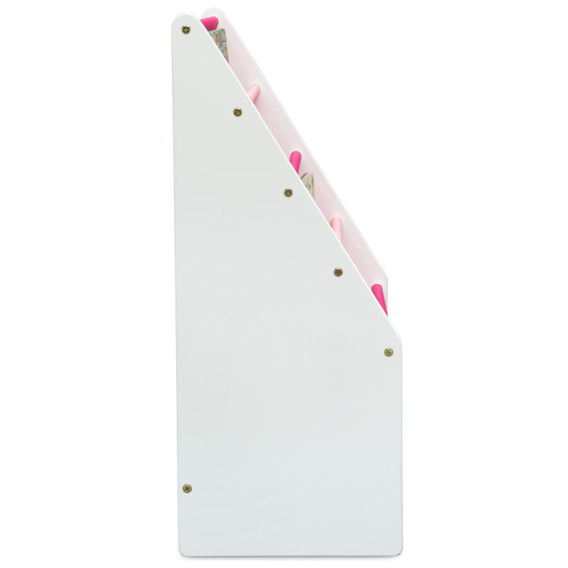 Biblioteca/rack para libros blanco y rosado Biblioteca/rack para libros blanco y rosado