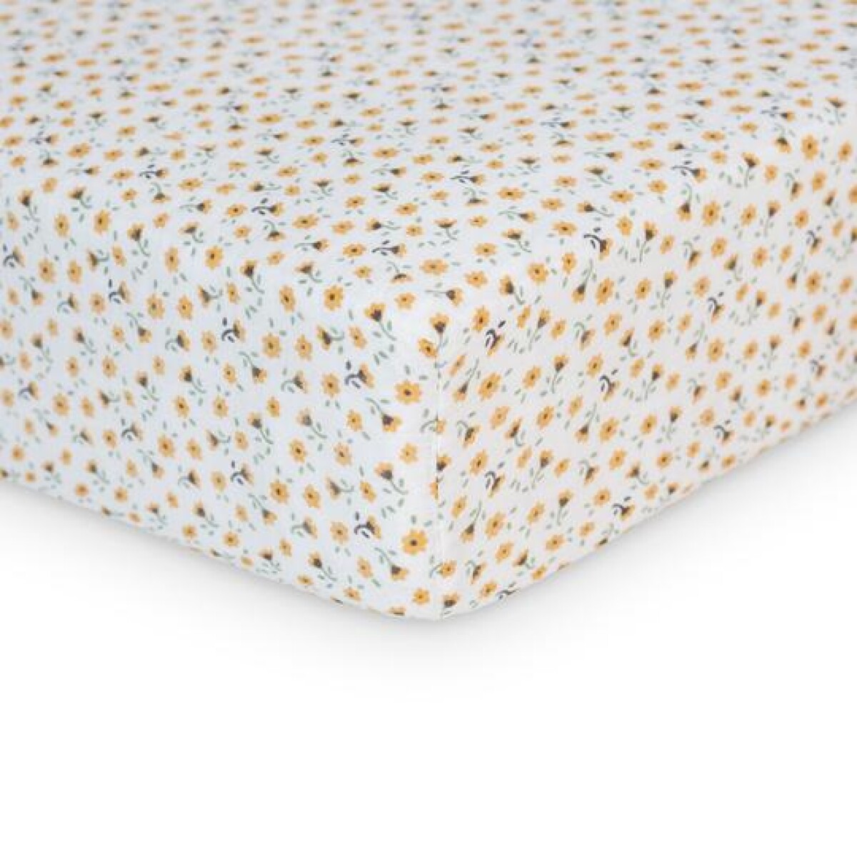 LJ7CRIB - Sábana Bajera Para Bebés - Vintage Floral (135x70cm) 