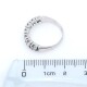 Anillo en oro 18k blanco con 7 brillantes Anillo en oro 18k blanco con 7 brillantes