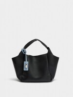 Bolso Tote Con Penduro negro