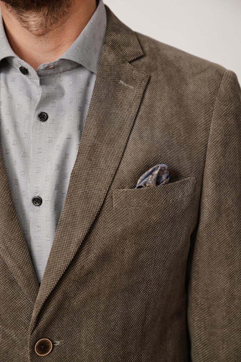 Blazer Sport de Corduroy OLIVA