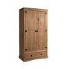 Ropero 2 puertas 1 Cajón Madera - Linea Mexicana Nogal
