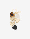 Llavero Lluvia chapas Llavero Y Bag Charm De Corazones - Combinacion Multicolor