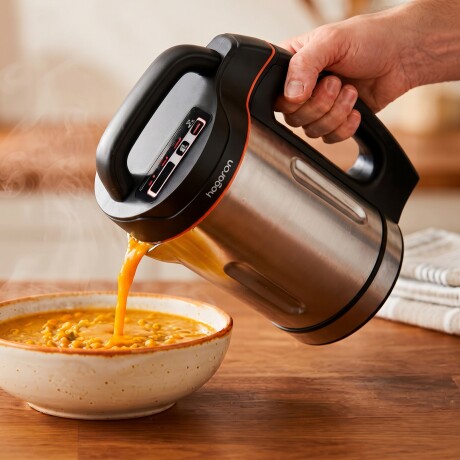 Sopera Eléctrica HOGARON HGSP16 1000W Capacidad 1,6L 4 Funciones Cocina Y Licúa Automática Sopas Cremas Smoothies Salsas Sopera Eléctrica HOGARON HGSP16 1000W Capacidad 1,6L 4 Funciones Cocina Y Licúa Automática Sopas Cremas Smoothies Salsas