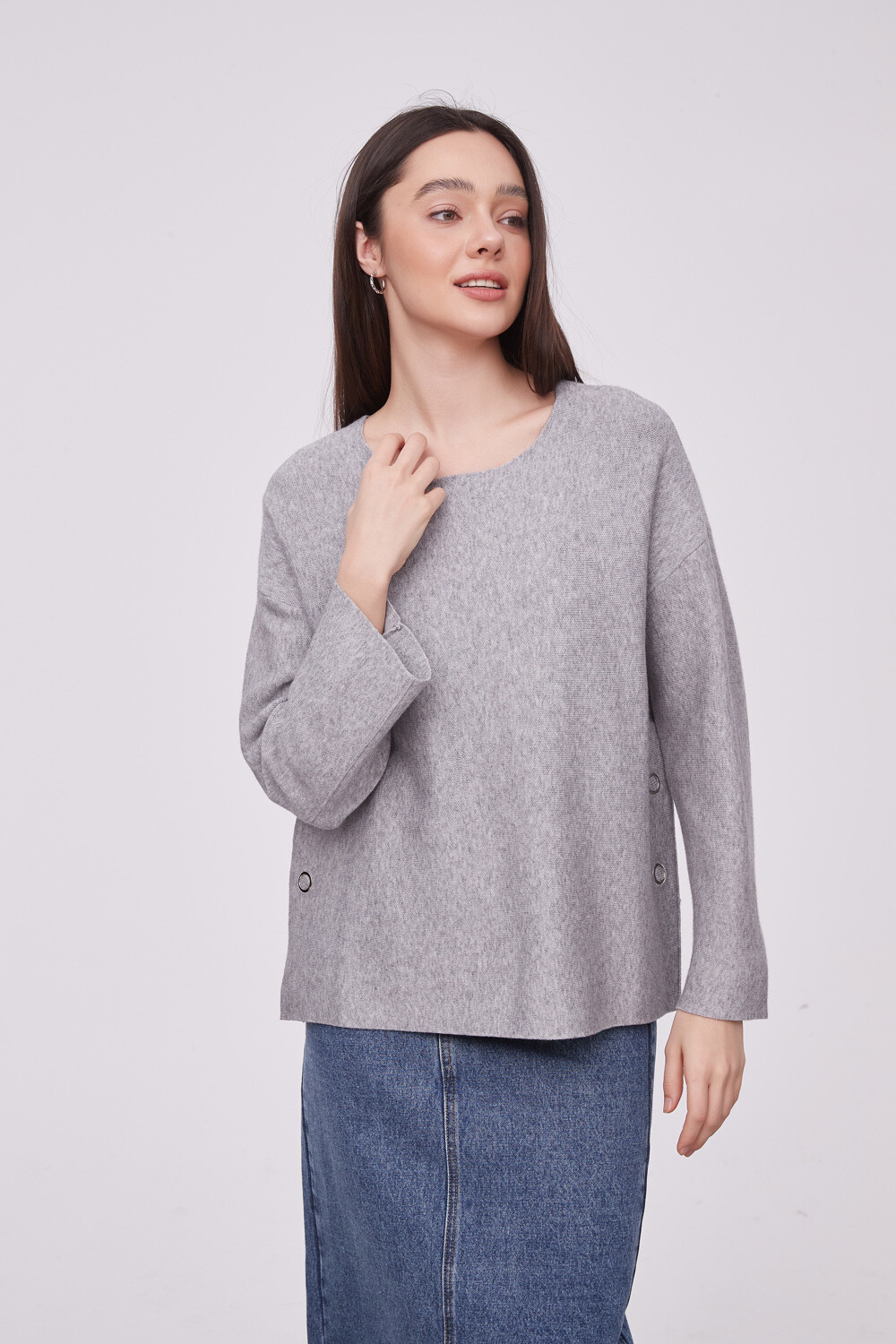 Sweater Inna Gris Melange