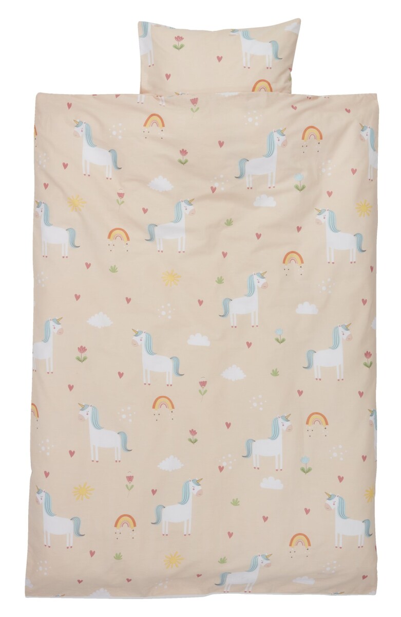 Juego funda nórdica junior STEFFI 100x140 rosa 