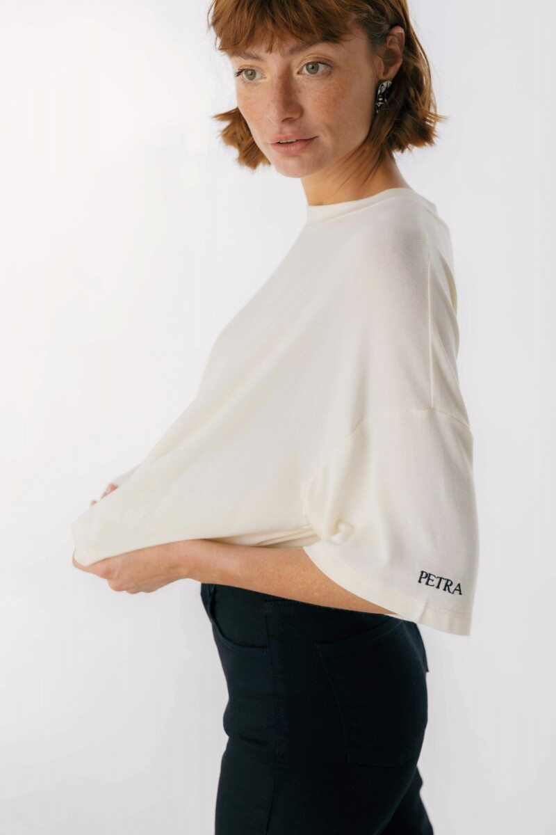 Boxy Tshirt Blanco