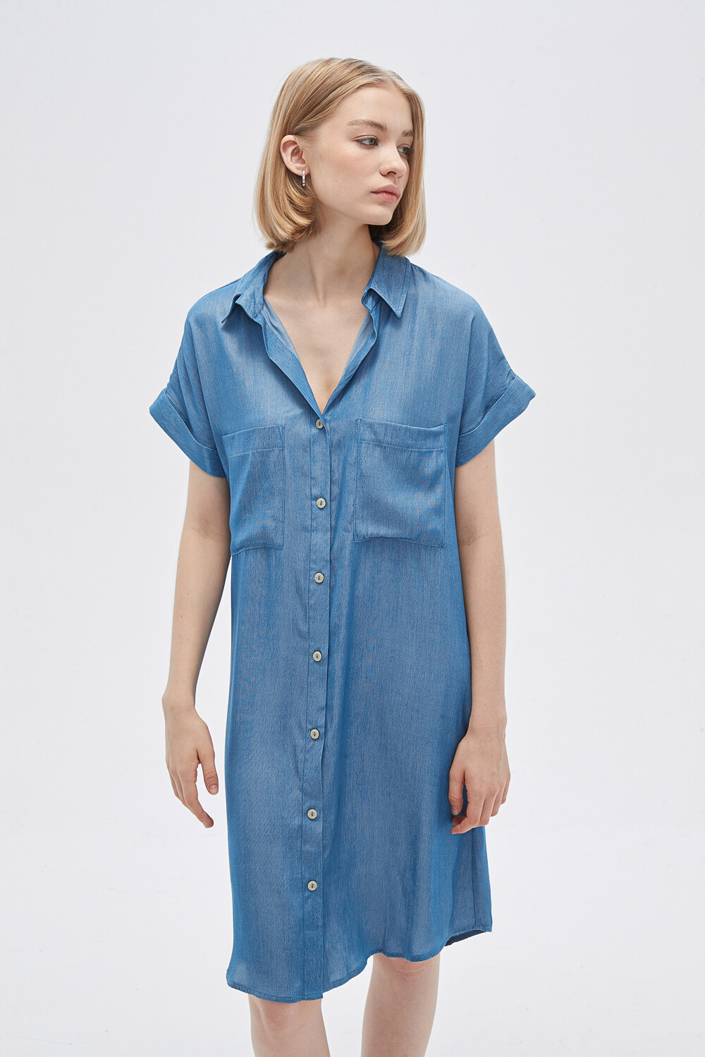 Vestido Lemos Azul Claro