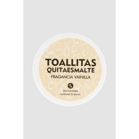 Toallitas quita esmalte Vainilla