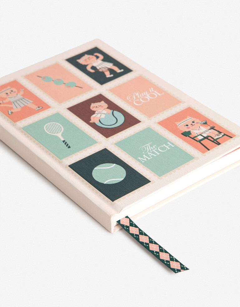 Anotadores Cuadernos y Memos Cuaderno Cuaderno Estampado Tennis - Combinacion Multicolor