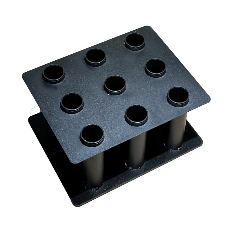 Soporte Para Barras Pase Olímpico Negro